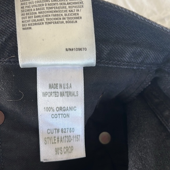 Agolde 90s crop in Bauhaus - Picture 7 of 8